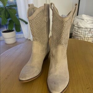 Perforated BCBG Cowboy Boots